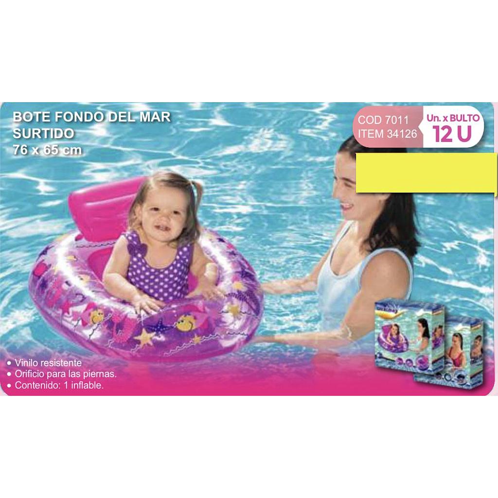 bote fondo del mar surtido 76 x 65 cm/Bestway medio/
