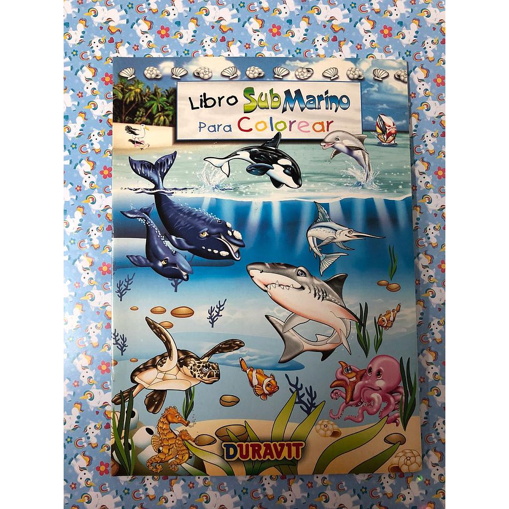 LIBRO COLOREAR ACUARIO