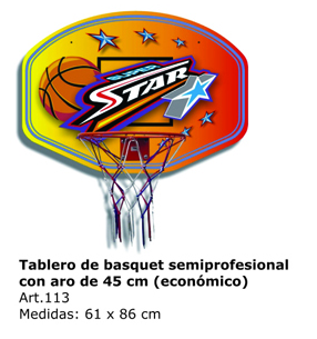 TABL. BASQU. SEMIPROF. ARO 45CM ECO