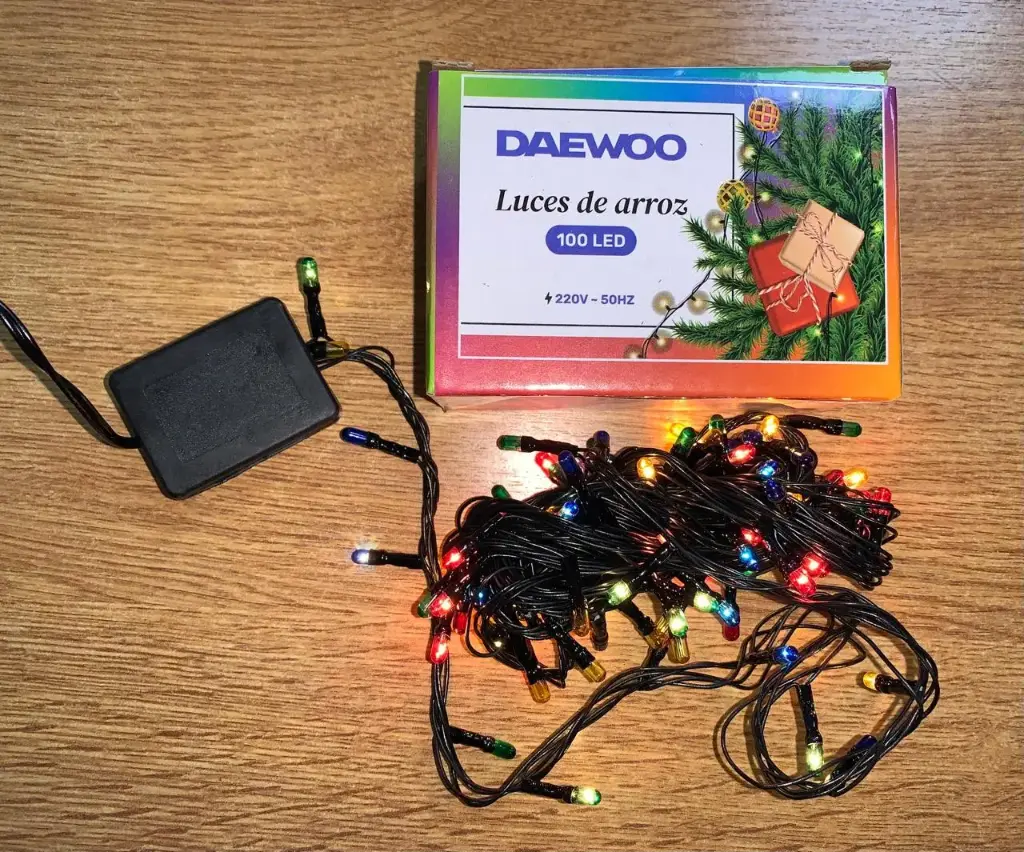 GUIRNALDA ARROZ 100 LUCES 35M MULTICOLOR A 220V