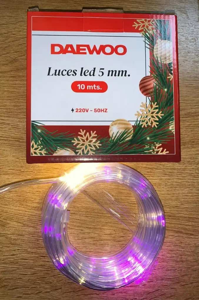 MANGUERA LED 5MM 10M MULTICOLOR 220V