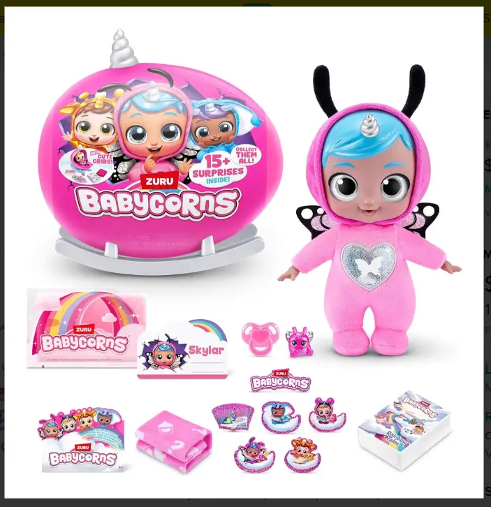 BABYCORNS 15+SURPRISES PLUSH PEQUEÑA (7700)