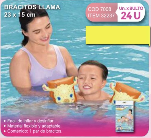 [32237] bracitos llama 23 x 15 cm/Bestway medio/