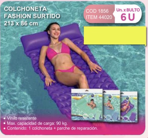 [44020] colchoneta fashion surtido 213 x 86 cm