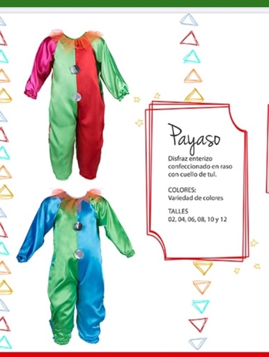 [Payaso] Disfraz Payaso
