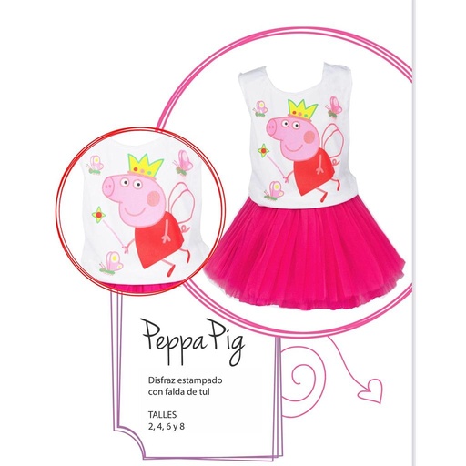 [Pepa Pig] Disfraz Peppa Pig