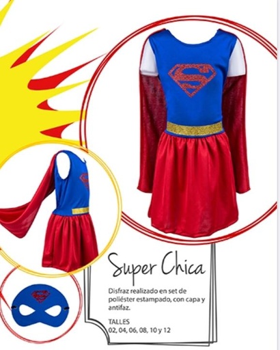 [Super chica] Disfraz Super chica