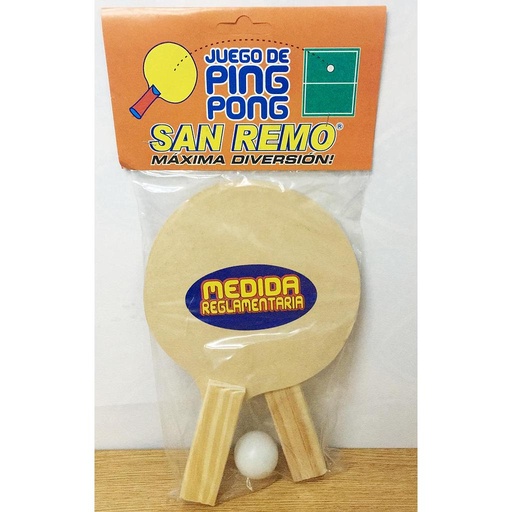 [49496] PALETAS PING PONG SAN REMO/MP5