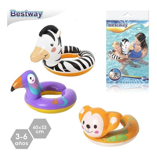 [36112] Salvavidas criaturas marinas 76x53cm/ Bestway medio/