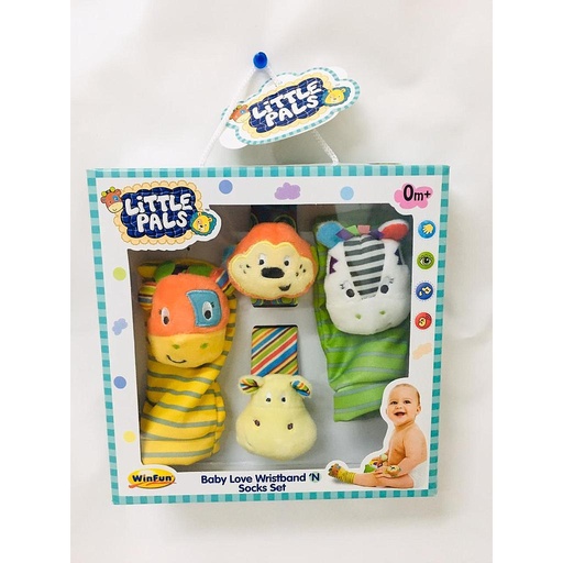 [a130-n1] Set bebe medias + muñequeras/16medio