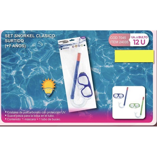 [24035] set de snorkel clasico surtido + 7 años/Bestway abajo/