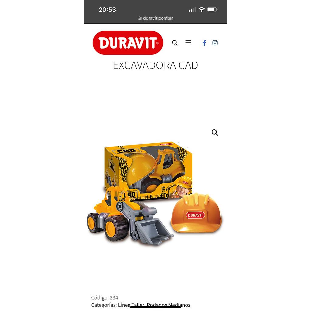 Excavadora cad/ fila 4