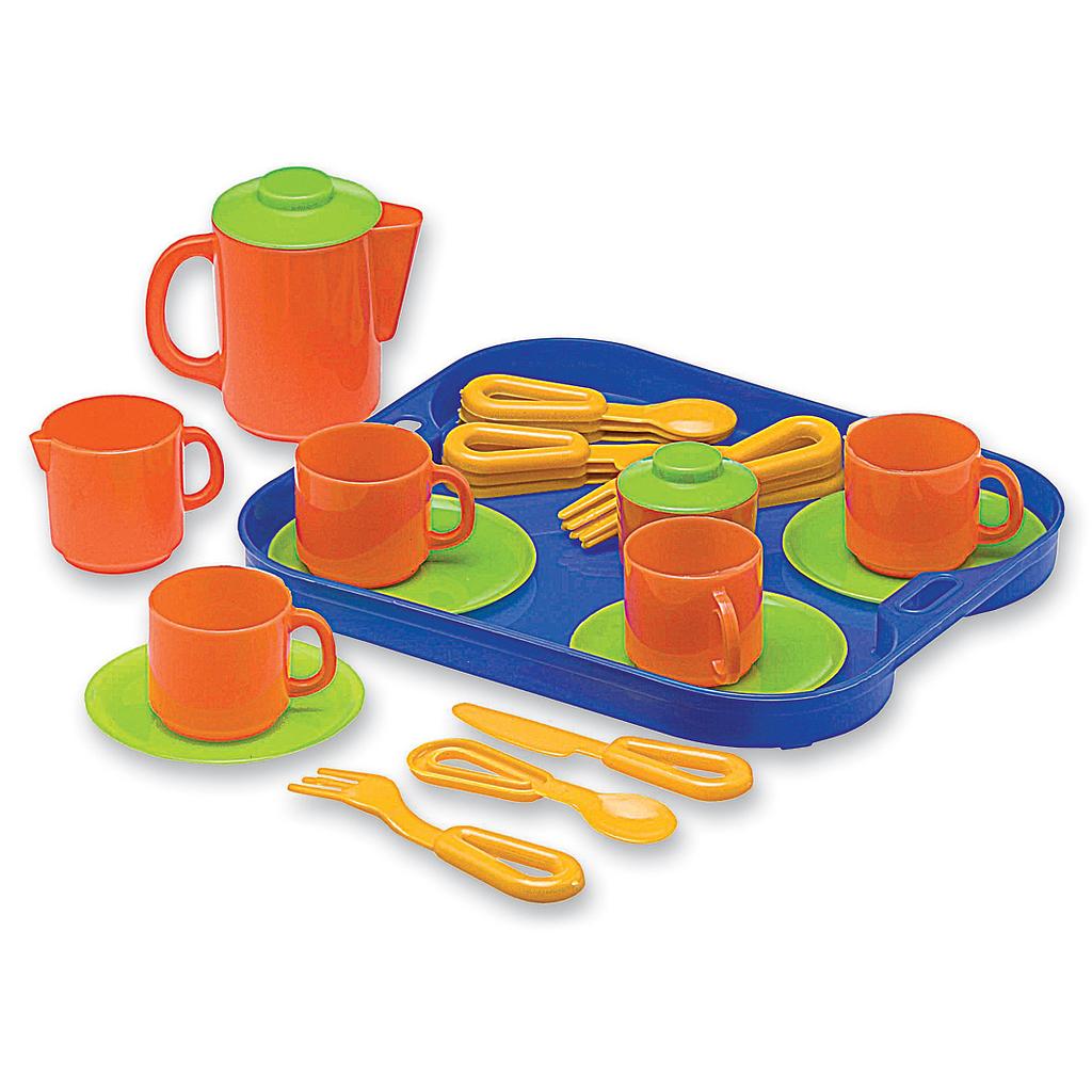 JUEGO DE TE CON BANDEJA/13A