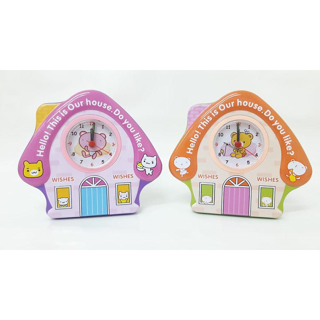 RELOJ DE ESCRITORIO (13cm x 14.5cm) / 12 abajo