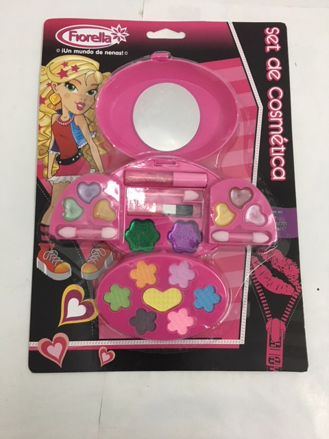 Set Cosmetica Oval Plegable/LAS PINTURITAS SON DE VERDAD/28M