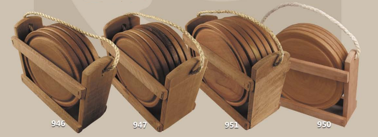 SET DE PORTA PLATOS C/ PLATOS 24CM
