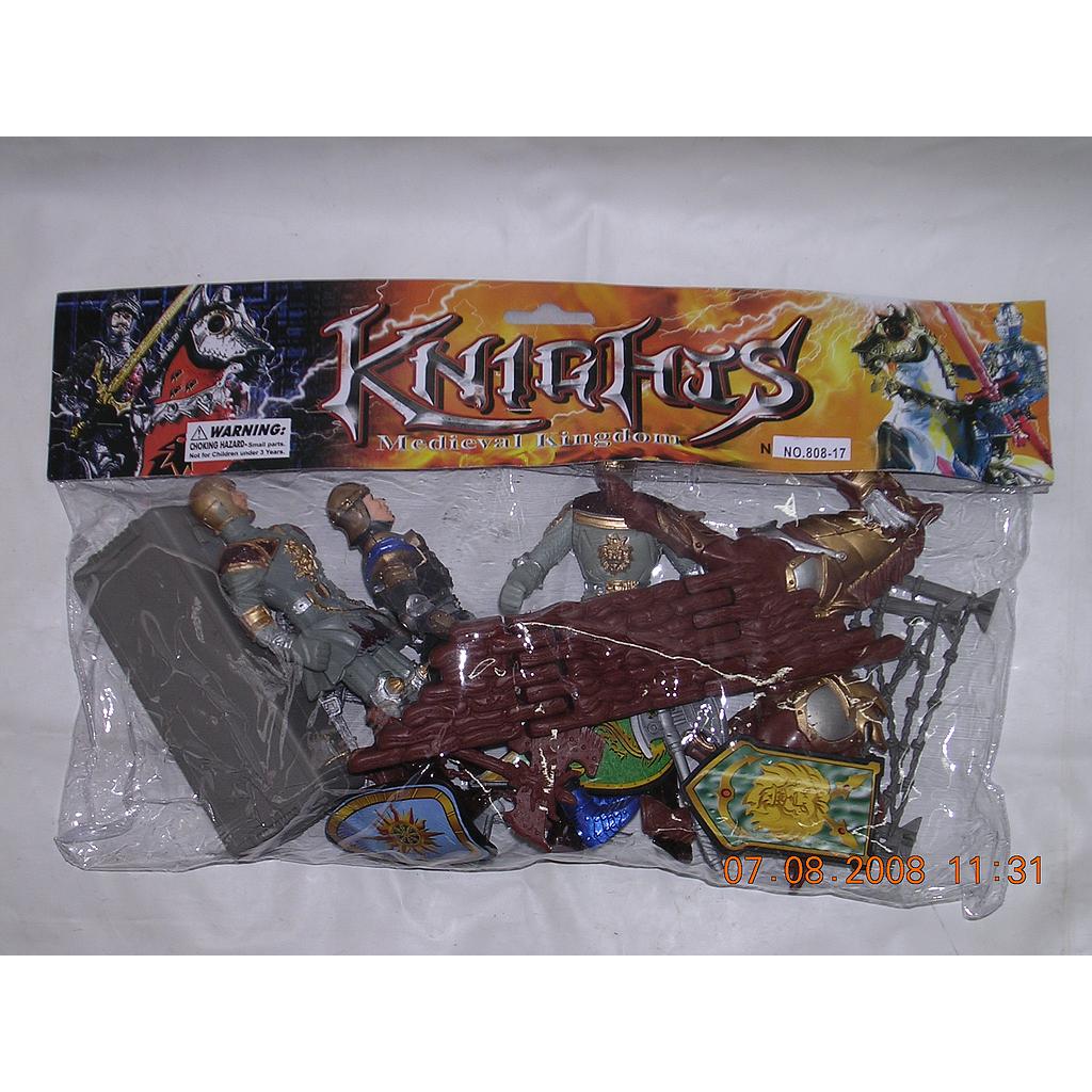 SET GUERRERO C/ACC E/BOLSA PVC /19 medio