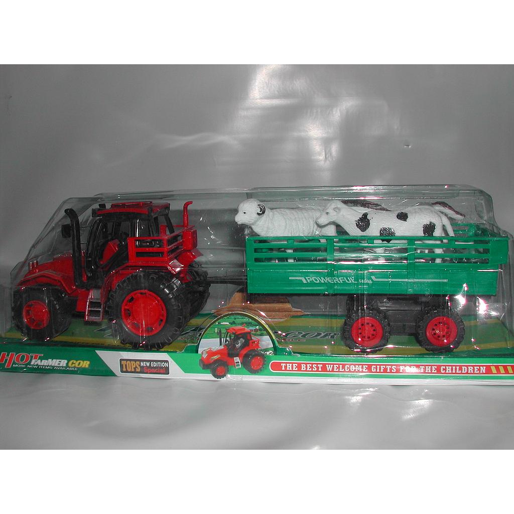 TRACTOR ACOPLADO Y ANIM E/BURB/Q