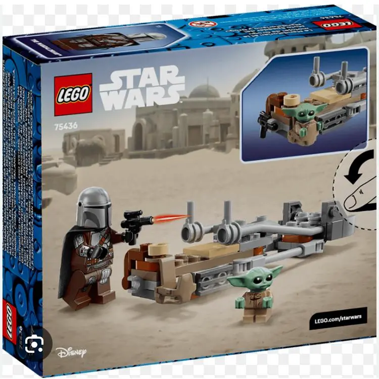 THE MANDALORIAN Y GROGUS SPEEDER BIKE
