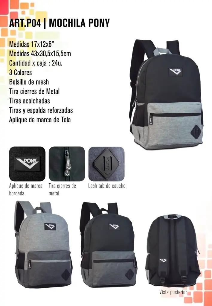 Mochila pony