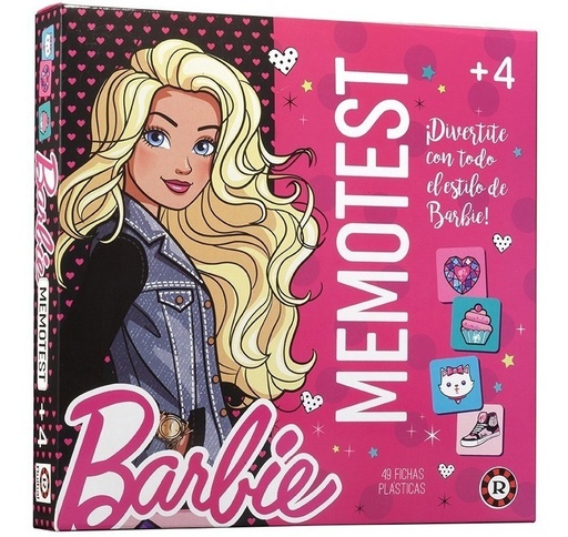[7820] MEMOTEST BARBIE/r2 abajo/