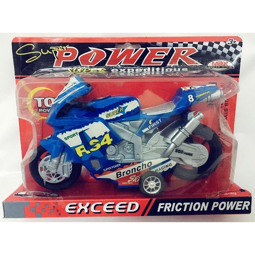 [HR-7A] MOTO FRICCION PR BURBUJA /17 medio