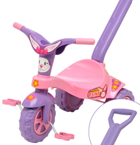 [J272] 2 EN 1 - BUNNY TRICICLO NENA