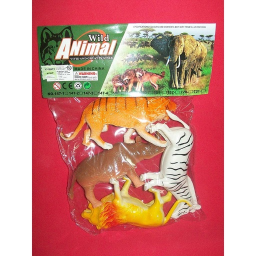[PVC152] ANIMALES SELVA BOLSA/11PALLET