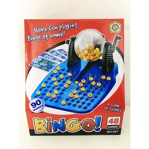 [18071] Bingo con bolillero, 48 cartones, 90 numeros.// 26 arriba //