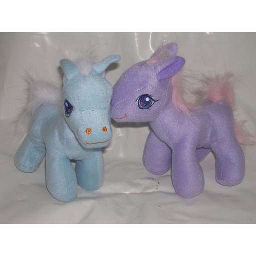 [GTB7286C] CABALLO ROSA CELESTE PURPURA 13"/10 MEDIO