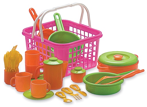 [D613] CANASTA SET COCINA Y TE/3A