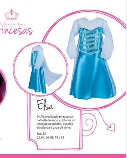 [Elsa] Disfraz Elsa 