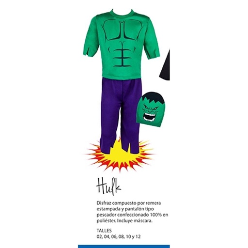 [Hulk] Disfraz Hulk