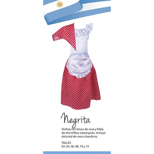 [negrita] Disfraz negrita 