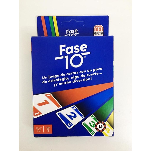 [7602] Fase 10 MATTEL R1 medio