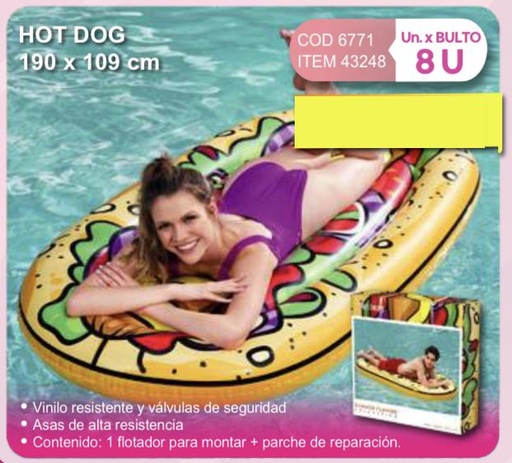 [43248] Hot dog 190 x 109 cm