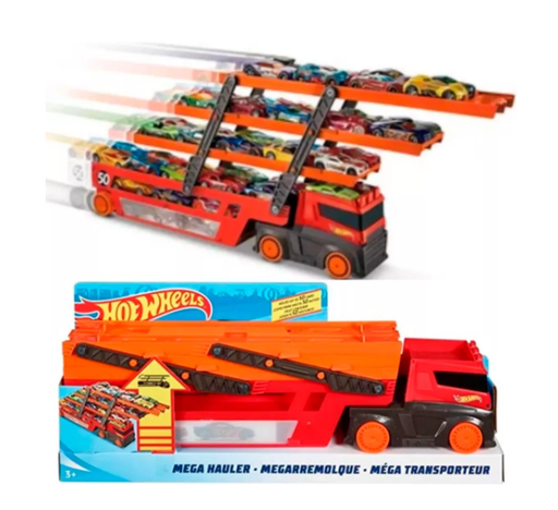 [GHR48] HOT WHEELS MEGA RED HAULER 50TH