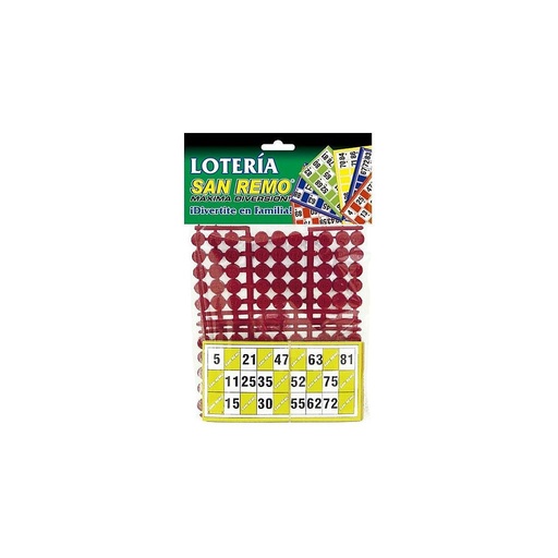 [42706] LOTERIA X12 CARTONES/MP4