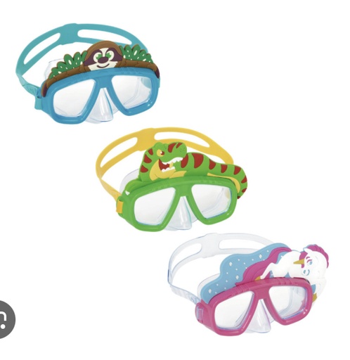 [22064] mascara de buceo animalitos surtido (+ 3 años)/Bestway abajo/