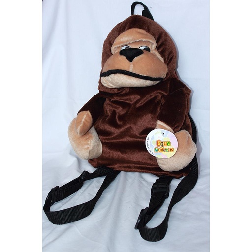 [230D] MOCHILA PELUCHE MONO CHICO