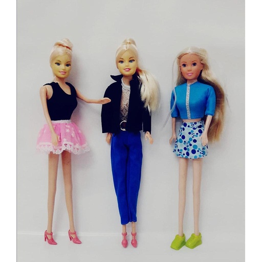 [7567] MUÑECA FLACA LINDA TIPO BARBIE EN BOLSA /17 abajo