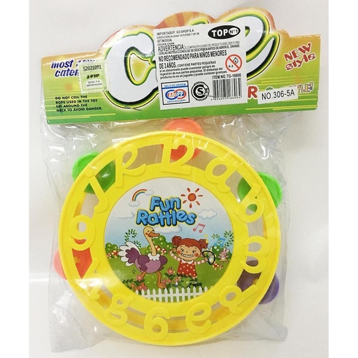 [16606] PANDERETA 17x20cm /18 medio