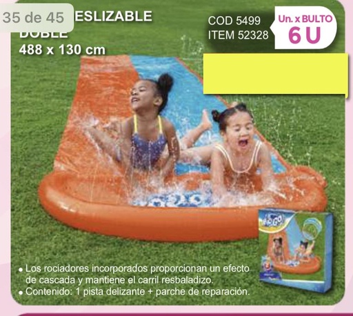 [52328] pista deslizable doble (Atras)