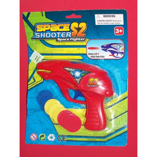 [14258] PISTOLA LANZA DISCOS /17 medio