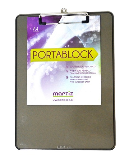[PBK839] PORTA BLOCK CARTA Y A4 ACRILICO