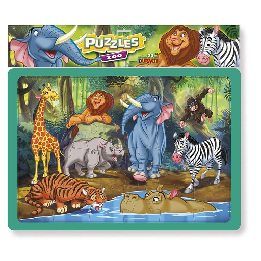 [D4] PUZZLE ZOO CUADRO 24 PIEZAS