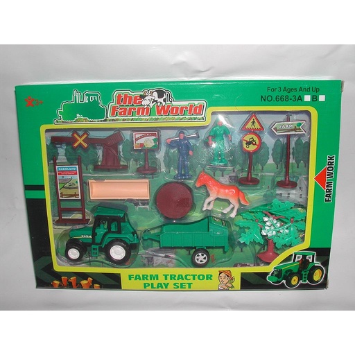 [668-3] SET ANIMAL GRANJA CAJA /17 medio