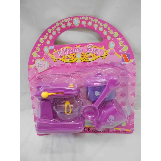 [KF999-E] SET COCINA C/ACCESORIOS/12MEDIO