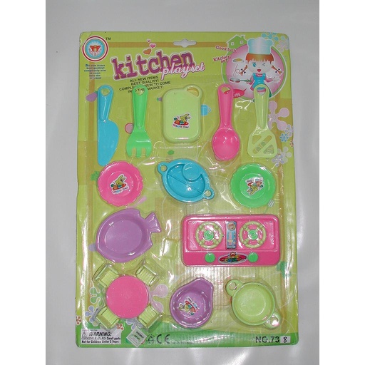 [JJ3109] SET COCINA GDE E/BLISTER/ 12 arriba