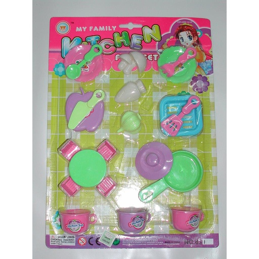 [JJ3105] SET COCINA MEDIANO E/BLISTER/V/